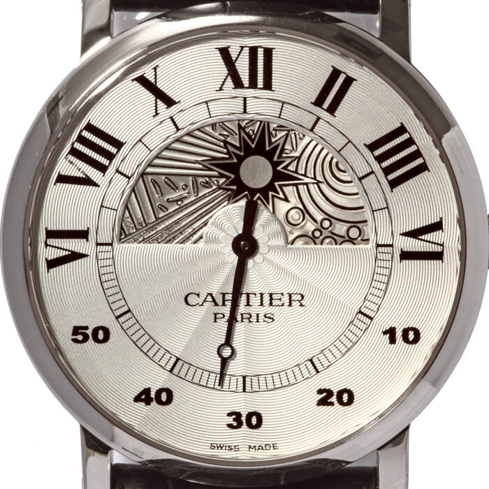 Cartier Rotonde Juir-Nuit White Gold