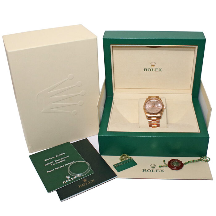 Rolex Day-Date Rose Gold President 118235