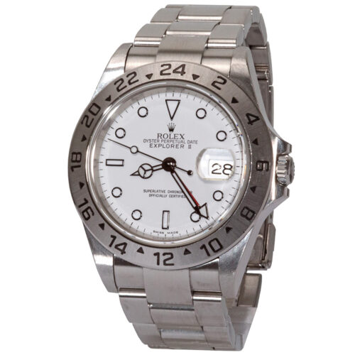 Rolex Explorer II 16570 white dial